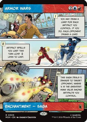 Armor Wars (Borderless) (305) [Marvel Super Heroes] Foil