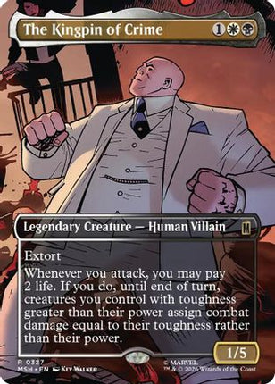 The Kingpin of Crime (Borderless) (0327) (327) [Marvel Super Heroes] Foil
