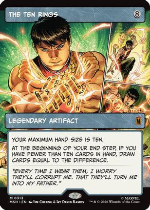 The Ten Rings (Borderless) (313) [Marvel Super Heroes] Foil