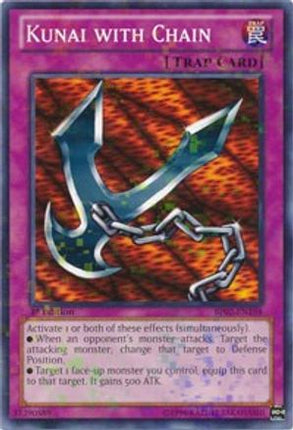 Kunai with Chain (Mosaic Rare)  [BP02-EN198] Unlimited