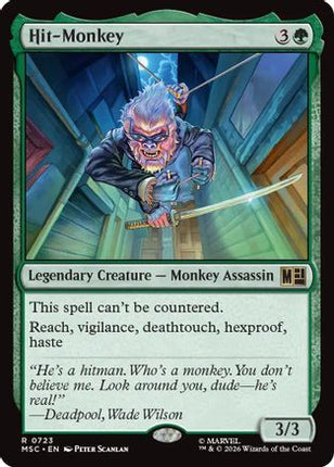 Hit-Monkey (723) [Commander: Marvel Super Heroes] Foil