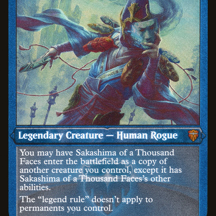 Sakashima of a Thousand Faces [Commander Legends] Etched Foil