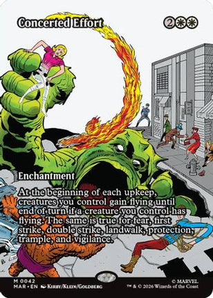 Concerted Effort (Borderless) [Marvel Universe Eternal-Legal]