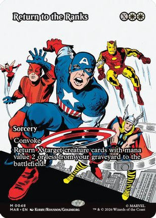 Return to the Ranks (Borderless) [Marvel Universe Eternal-Legal]