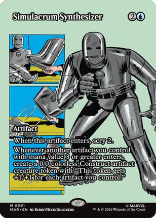 Simulacrum Synthesizer (Borderless) [Marvel Universe Eternal-Legal] Foil