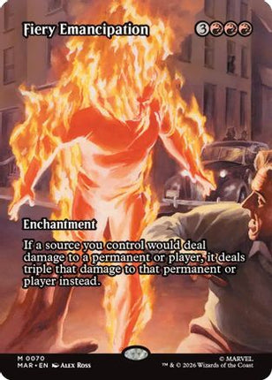 Fiery Emancipation (Borderless) [Marvel Universe Eternal-Legal] Foil