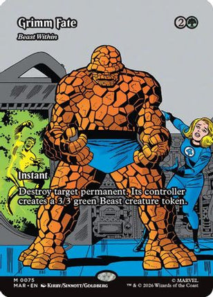 Grimm Fate - Beast Within (Borderless) [Marvel Universe Eternal-Legal]