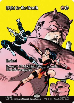 Fight to the Death (Borderless) [Marvel Universe Eternal-Legal] Foil