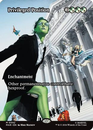Privileged Position (Borderless) [Marvel Universe Eternal-Legal] Foil