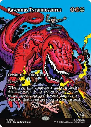 Ravenous Tyrannosaurus (Borderless) [Marvel Universe Eternal-Legal]