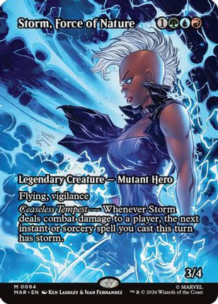 Storm, Force of Nature (Borderless) [Marvel Universe Eternal-Legal] Foil
