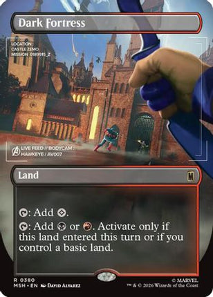 Dark Fortress (Borderless) (380) [Marvel Super Heroes] Foil