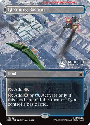 Gleaming Bastion (Borderless) (382) [Marvel Super Heroes] Foil