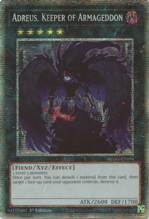Adreus, Keeper of Armageddon (Starlight Rare)  [BLGG-EN096] 1st Edition