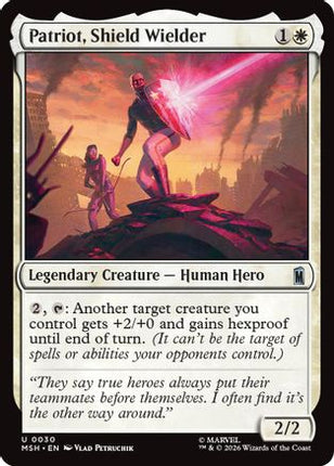 Patriot, Shield Wielder (030) [Marvel Super Heroes] Foil
