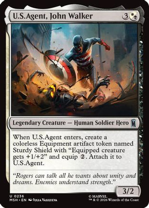 U.S.Agent, John Walker (236) [Marvel Super Heroes] Foil