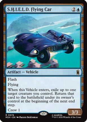 S.H.I.E.L.D. Flying Car (074) [Marvel Super Heroes] Foil