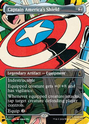 Captain America's Shield (Borderless) (0317) (317) [Marvel Super Heroes]