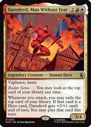 Daredevil, Man Without Fear (213) [Marvel Super Heroes] Foil
