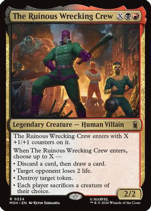The Ruinous Wrecking Crew (224) [Marvel Super Heroes] Foil