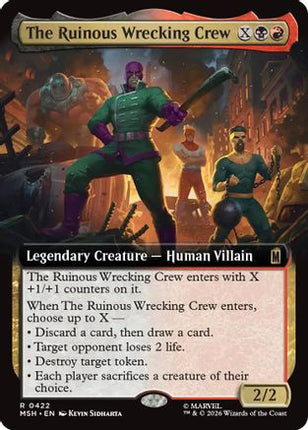 The Ruinous Wrecking Crew (Extended Art) (422) [Marvel Super Heroes] Foil