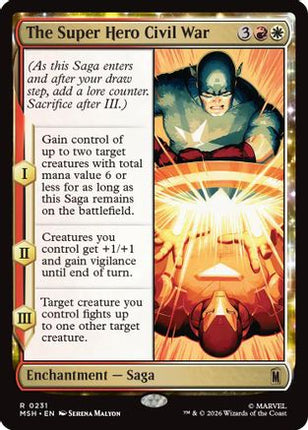 The Super Hero Civil War (231) [Marvel Super Heroes] Foil