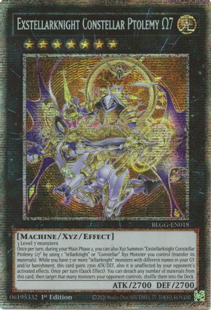 Exstellarknight Constellar Ptolemy Omega 7  [BLGG-EN018] Starlight Rare 1st Edition