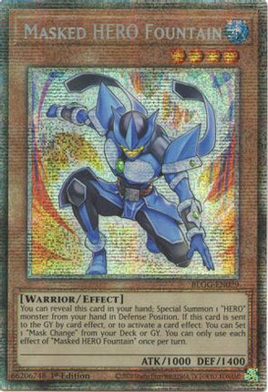 Masked HERO Fountain (Starlight Rare)  [BLGG-EN029] 1st Edition