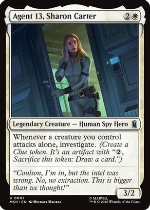 Agent 13, Sharon Carter (001) [Marvel Super Heroes]