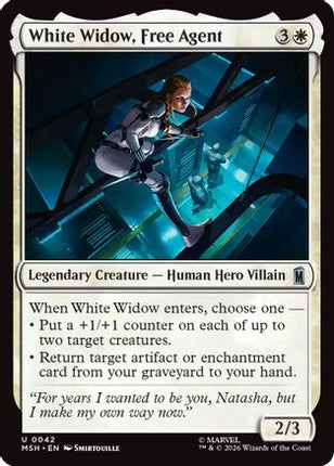 White Widow, Free Agent (042) [Marvel Super Heroes]