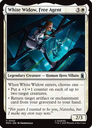 White Widow, Free Agent (042) [Marvel Super Heroes]