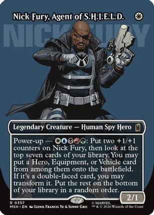 Nick Fury, Agent of S.H.I.E.L.D. (Borderless) (0357) (357) [Marvel Super Heroes] Foil