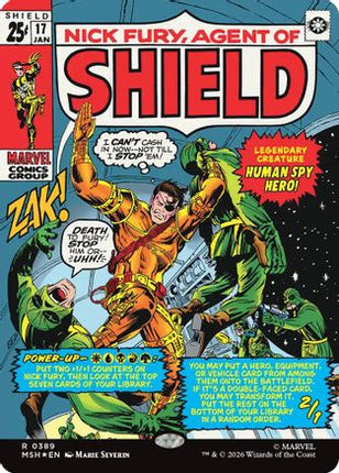 Nick Fury, Agent of SHIELD (Borderless) (0389) (389) [Marvel Super Heroes] Foil