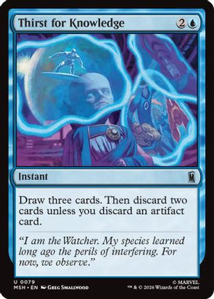 Thirst for Knowledge (079) [Marvel Super Heroes] Foil