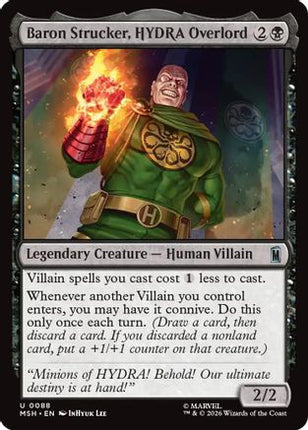 Baron Strucker, HYDRA Overlord (088) [Marvel Super Heroes]