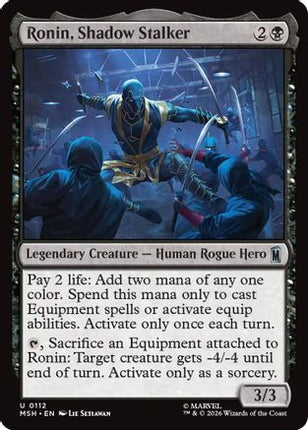 Ronin, Shadow Stalker (112) [Marvel Super Heroes]