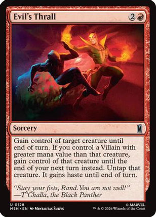 Evil's Thrall (128) [Marvel Super Heroes] Foil