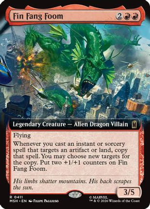 Fin Fang Foom (Extended Art) (411) [Marvel Super Heroes] Foil