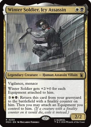 Winter Soldier, Icy Assassin (239) [Marvel Super Heroes] Foil