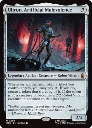 Ultron, Artificial Malevolence (252) [Marvel Super Heroes] Foil