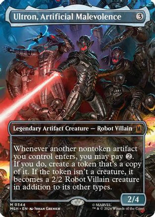 Ultron, Artificial Malevolence (Borderless) (0344) (344) [Marvel Super Heroes] Foil