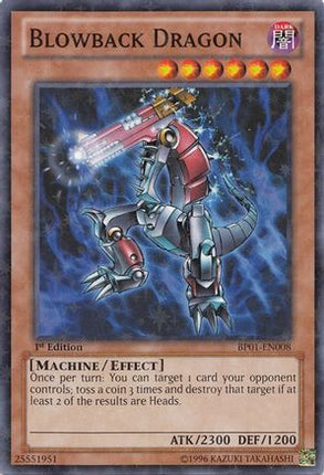 Blowback Dragon (Starfoil) (Starfoil Rare) [BP01-EN008] Unlimited