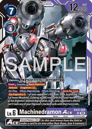 Machinedramon ACE [EX12-059] [Digital World Shambala] Foil