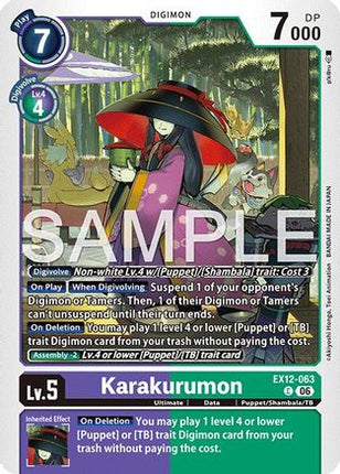Karakurumon [EX12-063] [Digital World Shambala]