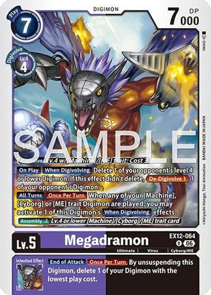 Megadramon [EX12-064] [Digital World Shambala] Foil