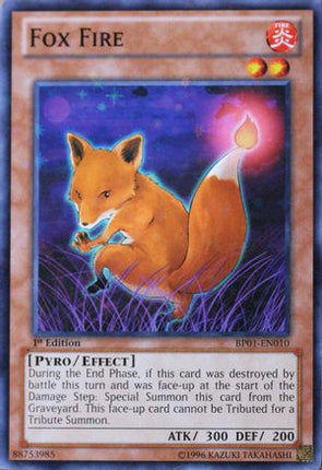 Fox Fire (Starfoil) (Starfoil Rare) [BP01-EN010] Unlimited