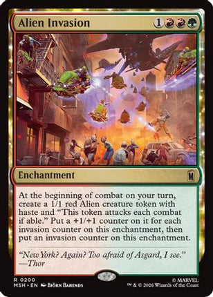 Alien Invasion (200) [Marvel Super Heroes] Foil