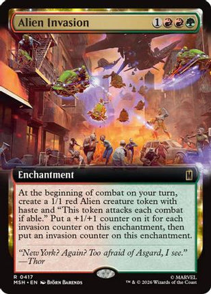 Alien Invasion (Extended Art) (417) [Marvel Super Heroes] Foil