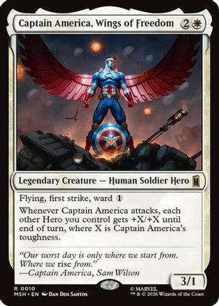 Captain America, Wings of Freedom (010) [Marvel Super Heroes] Foil