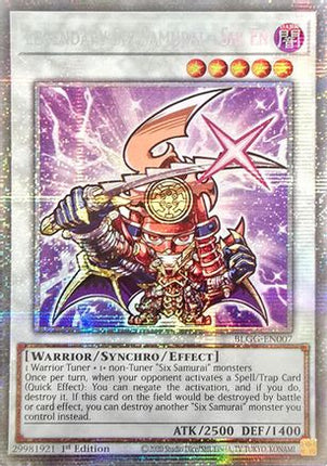 Legendary Six Samurai - Shi En (Starlight Rare)  [BLGG-EN007] 1st Edition
